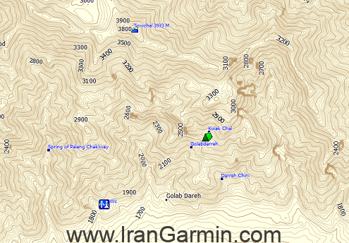 نقشه توپوگرافی ایران برای گارمین